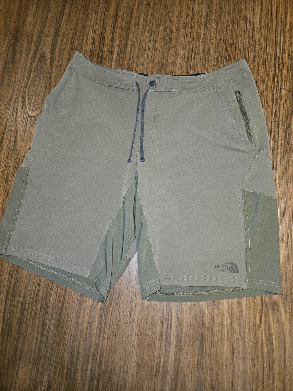 The North Face Men's Olive Green Athletic Drawstring Shorts